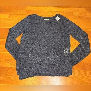 Abercrombie & Fitch Women’s Medium Gray Chunky Knit Sweater NWT Cozy